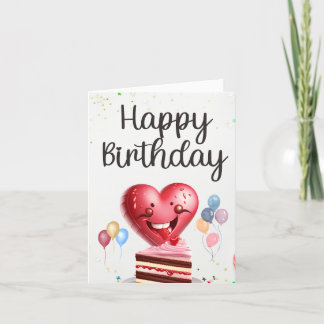 Heartfelt Birthday Love: Birthday Card