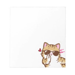 Heartfelt Cat Notepad