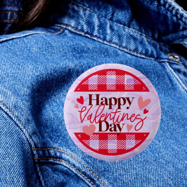 Heartfelt Celebration: Happy Valentines Day Button (Creator Uploaded)