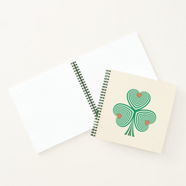 Heartfelt Clover Notebook (Inside)