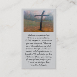 Heartfelt Condolences Memorial Card
