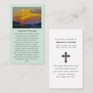 Heartfelt Condolences St Louis Sunrise Purple Business Card