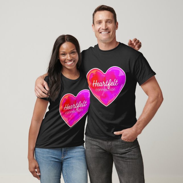 "Heartfelt Connection" Tee – A Symbol of Love, (Unisex)