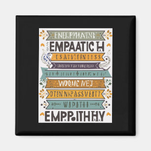 Heartfelt Connections Inspirational Empathy Quotes Magnet