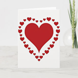 Heartfelt Crimson Love Card