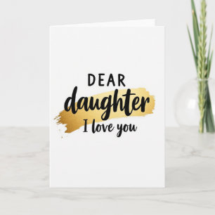 Heartfelt Daughter Love You Card