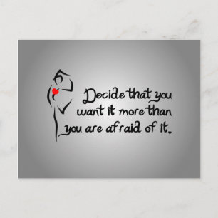 Heartfelt-Decide That You Want it Dance Postcard