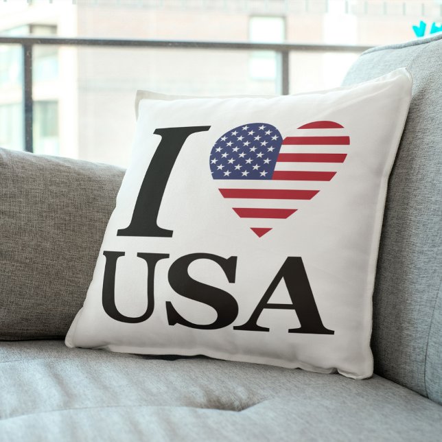 Heartfelt Devotion: I Love USA Iconic Pillow (Heartfelt Devotion: I Love USA Iconic Pillow!
I Wear Your Heart for the Nation!)