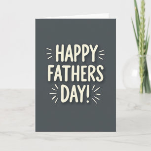 Heartfelt Fathers Day Art Card