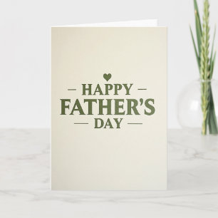 Heartfelt Fathers Day Lines Card