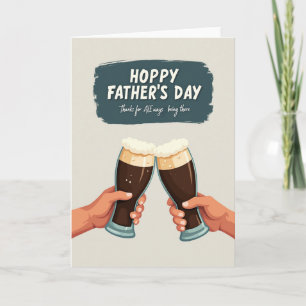 Heartfelt Fathers Day Toast Card