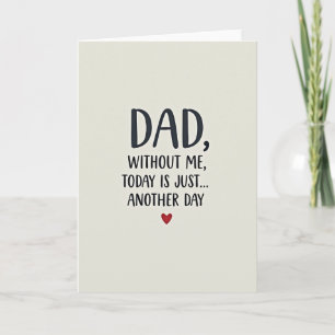Heartfelt Fathers Day Type Card