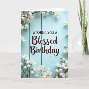 Heartfelt Floral Birthday Card
