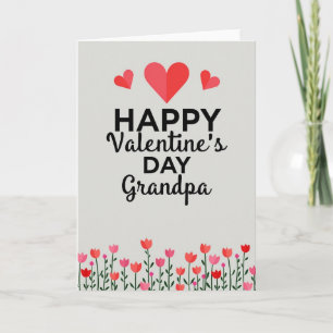 Heartfelt Floral Grandpa Card