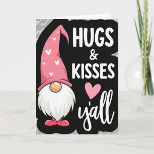 Heartfelt Gnome Hugs Kisses Card