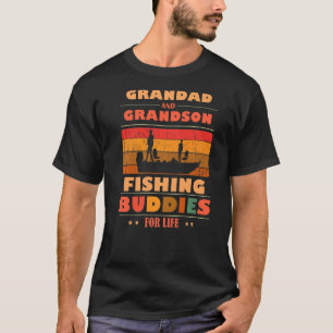 Heartfelt Grandad Grandson Buddies For Life Fishin T-Shirt