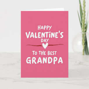 Heartfelt Grandpa Valentines Card