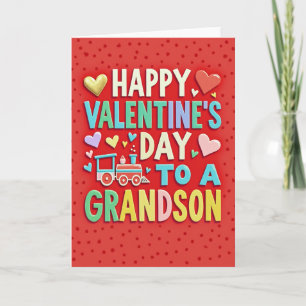 Heartfelt Grandson Valentine Card