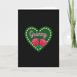 Heartfelt Granny Emblem Card