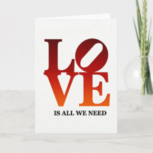 Heartfelt Graphic Love Card