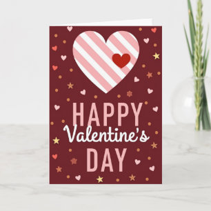 Heartfelt Graphic Valentines Card