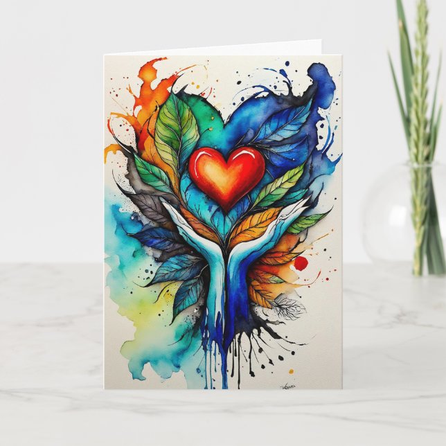 Heartfelt Harmony Note Card (Front)