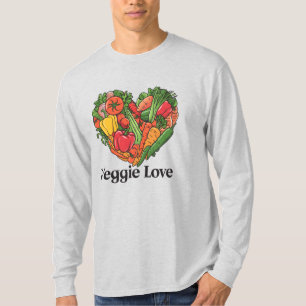 Heartfelt Harvest: A Vegetable Love Affair T-Shirt