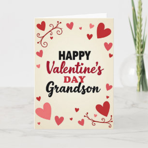 Heartfelt Hearts Grandson Card
