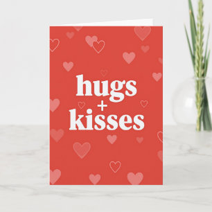 Heartfelt Hugs Kisses Style Card