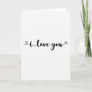 Heartfelt I Love You Greeting Card