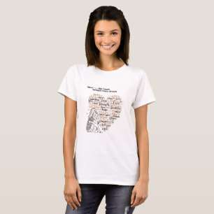Heartfelt Inspirational Mum Quote Typography T-Shirt