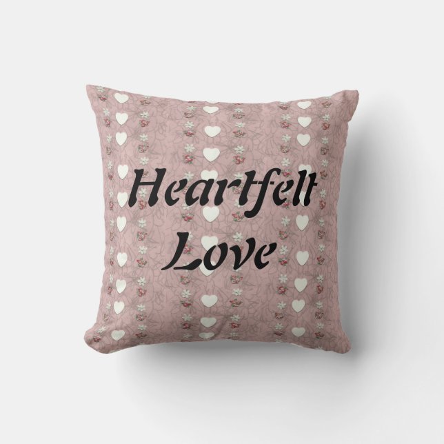Heartfelt Love Cushion (Front)