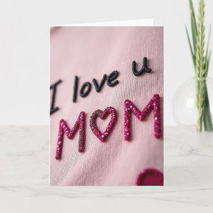 Heartfelt Message Embroidered Card