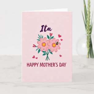 Heartfelt Moms Day Design Card