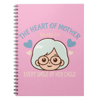 heartfelt mother love - mother's day notebook