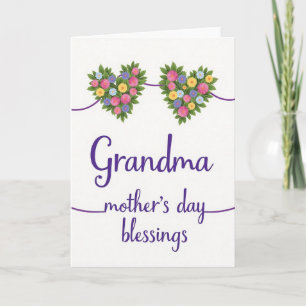 Heartfelt Mothers Day Blooms Card