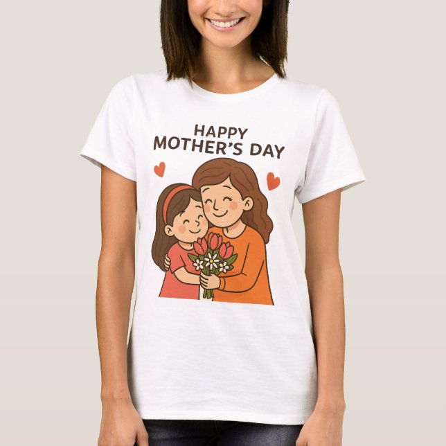 Heartfelt Mother's Day Gift 2025 – Celebrate Mum T-Shirt (Front)