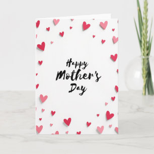 Heartfelt Mothers Day Paper Card