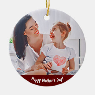Heartfelt Mum Love Frame Ceramic Ornament