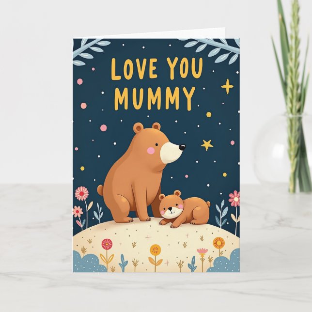 Heartfelt Mummys Day Art Card (Front)