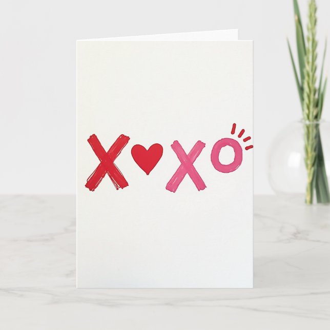 Heartfelt Naive Love Card (Front)