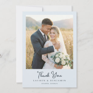 Heartfelt Natural Photo Thank You Card