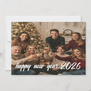 Heartfelt New Year Family Card