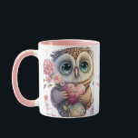 Heartfelt "Owl Love You Always" Mug<br><div class="desc">"Personalise your moments of affection with our 'Personalised Owl Love You Always' Ceramic Mug. This heartwarming mug features a sweet owl holding a heart, ready to be customised with a special message or name, making it a uniquely thoughtful gift. Available in both 11-ounce and 15-ounce sizes to match your dinnerware...</div>