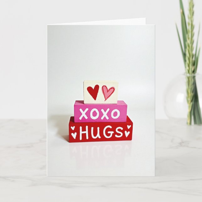 Heartfelt Painted Blocks Card (Front)