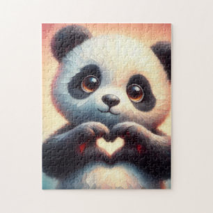 Heartfelt Panda Jigsaw Puzzle