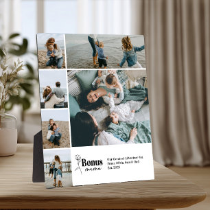Heartfelt Photo Gift for Stepmom Plaque