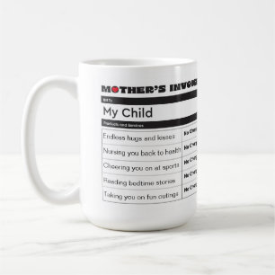 Heartfelt Photo - Mother's Invoice Appreciation Coffee Mug