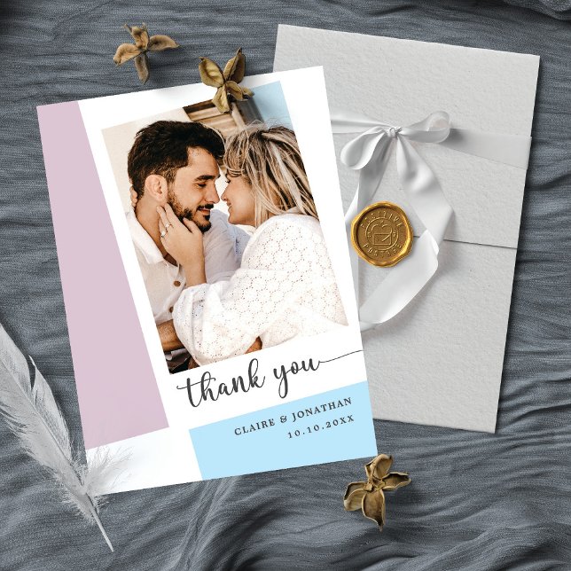 Heartfelt Photo Wedding Thank You Card (Creator Uploaded)