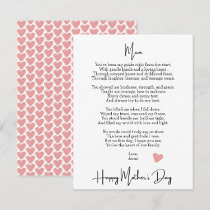 Heartfelt Poem For Mum Modern Mother's Day